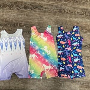 Girls size small leotards